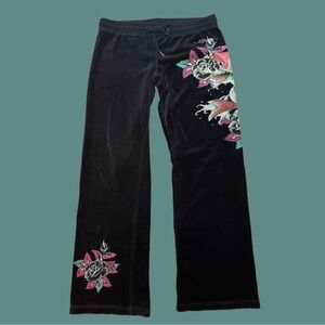 🪷Y2K Black Velour Lounge Pants🪷